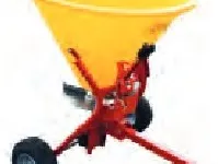 Vienas diska minerālmēslu izkliedētājs, piekarināms, plastmasas tvertne — 2